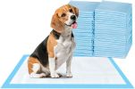 ScratchMe Super-Absorbent Waterproof Dog and Puppy Pet Training Pad, Housebreaking Pet Pad, 20-Count Large-Size, 23.6''X35.4'', Blue, Large 20pcs