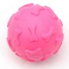 Rubber Squeaky Dog Ball Creative Funny Dog Bite Ball Pet Chew Ball Toy Bite Resistant Ball Pet Chew Squeaky Toy