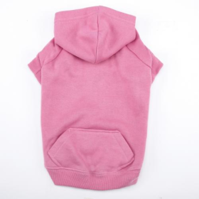 Casual Canine Basic Hoodie (Color: Pink, size: XL)