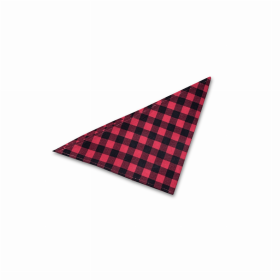 Dog Bandana (Color: Buffalo Plaid, size: Small - 20")