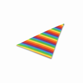 Dog Bandana (Color: Rainbow, size: Large - 28")