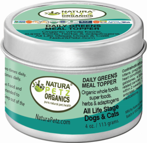 Daily Greens Glow Multi-Vitamin & Multi-Mineral Support* Flavored Meal Topper For Dogs And Cats* (Color: , size: 4 oz for Dogs Turkey Flavoring)