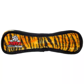 Tuffy Mega Bone (Color: Orange & Black, size: Mega)