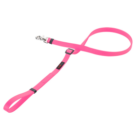 Boss Adjustable Leash (Color: Pink, size: 5/8" x 4'-6')