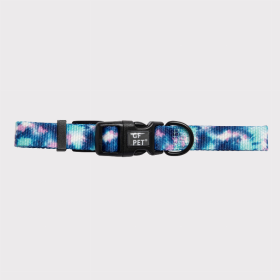 GF Pet  Printed Collar (Color: Tie Dye, size: large)