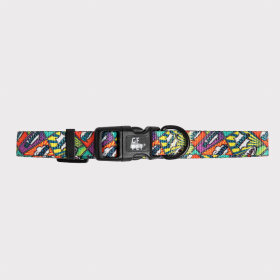 GF Pet  Printed Collar (Color: Comic Book, size: small)