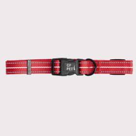 GF Pet  Reflective Collar (Color: Red, size: small)