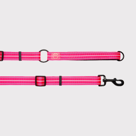 GF Pet Reflective Leash - EEZY-6 (Color: Neon Pink, size: XS/Small)