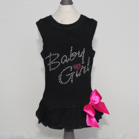 Baby Girl Dress (Color: Black, size: medium)