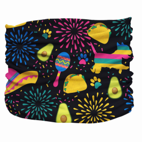 Taco Pawty Pup Scruff (Color: Black,Pink,Yellow, size: Tiny)