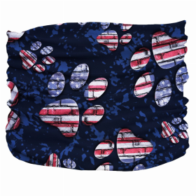 Patriotic Pup Pup Scruff (Color: Red,White,Blue, size: large)