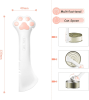 2 Pieces set; Multi-Functional Pet Food Can Spoon with 1 Pieces Universal Silicone Can Covers Mini Spatula Can Opener for Pet Cat Dog Feeding Can and