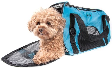 Airline Approved Altitude Force Sporty Zippered Fashion Pet Carrier (size: medium)