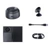 Compact Indoor Plug-in Smart Security Camera ; includes 64G SD Card; 1080HD Video Night Vision; Motion Detection For Pets