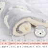 Cat dog sleeping mat warm thickened Sleeping pad blanket;  dog house warm mattress pet cushion