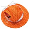 Pet Life 'Sea Spot Sun' Uv Protectant Adjustable Fashion Mesh Brimmed Dog Hat Cap