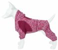 Pet Life Active 'Downward Dog' Heathered Performance 4-Way Stretch Two-Toned Full Body Warm Up Hoodie