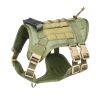 Tactical Dog Harness For Small Medium Large Dog; Dog Harness Vest With Soft Padded And D-Ring Collar