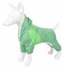 Pet Life Active 'Downward Dog' Heathered Performance 4-Way Stretch Two-Toned Full Body Warm Up Hoodie